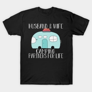 Husband & Wife Comping Partner For Life T-Shirt